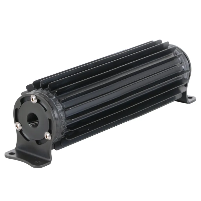 New Arrival Derale Single-Pass Heat Sink Co Oler10In Black Anodize 13269