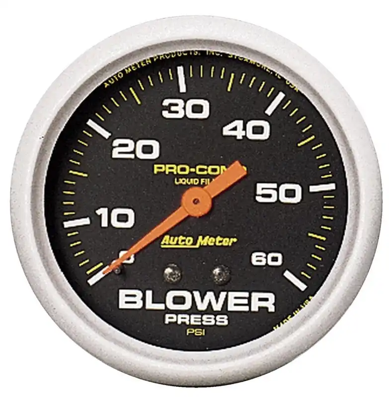 AutoMeter 5402 Pro-Comp Liquid-Filled Mechanical Blower Pressure Gauge Cheap