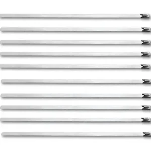 Vibrant Stainless Steel Cable Ties 14.5in Long (10 Cable Ties / Pack) New Arrival