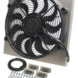 DERALE RAD Fan w/Alum Shroud Assembly DER16819 Crafted