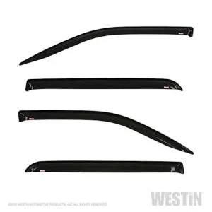 Westin Automotive 19-c ram 1500 crew cab smoke tape on wind deflector 4pc New Release