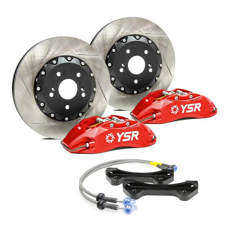 Express Delivery Yellow Speed Racing Front 4 Piston Ultra Big Brake Kit - Ford Contour 1995-2000