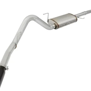 Wholesale aFe MACHForce XP Exhaust 3in-3.5in SS Single Side Exit CB w/ Black Tip