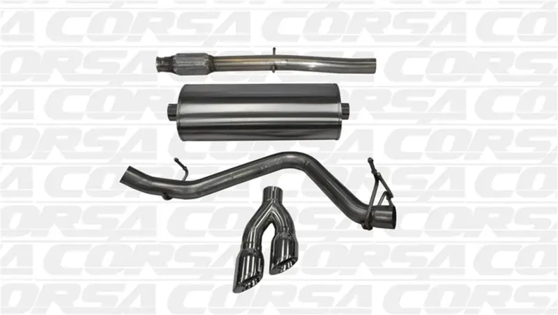 Affordable Corsa 14-19 GMC Sierra/Chevy Silv 1500 Crew Cab/Short Bed 5.3L V8 Poli
