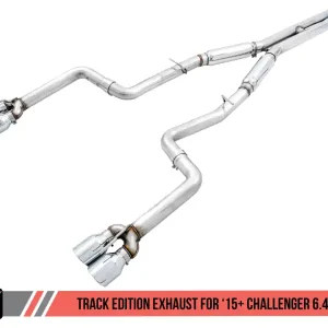 While Supplies Last AWE Tuning 2015+ Dodge Challenger 6.4L/6.2L SC Track Edition Exhaust -