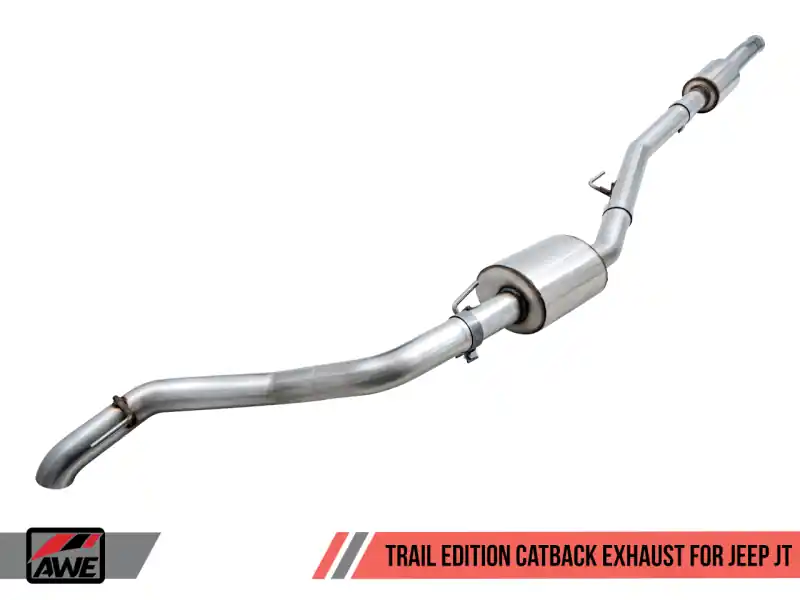 AWE Tuning 20-21 Jeep Gladiator JT 3.6L Trail Edition Cat-Back Exhaust Clearance