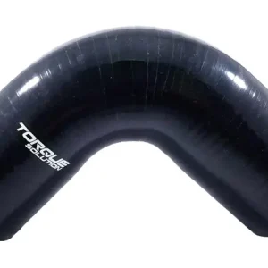 While Supplies Last Torque Solution 90 Degree Silicone Elbow: 2.5 inch Black Universal