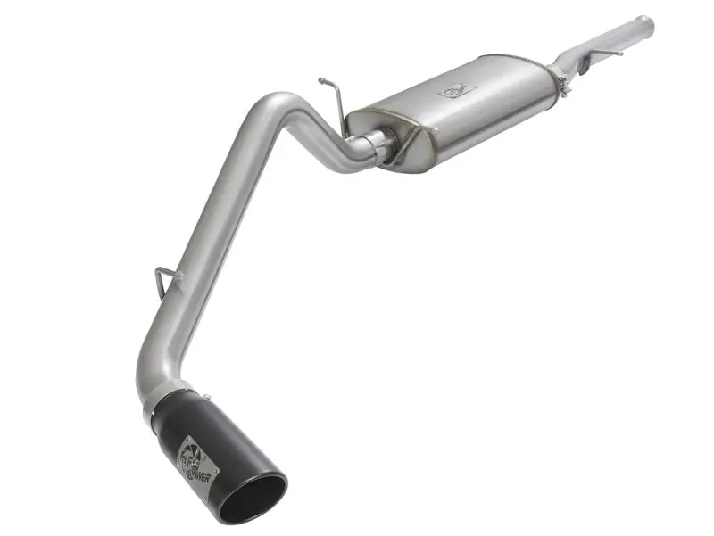 Seasonal Sale aFe MACHForce XP Exhausts Cat-Back Black Tip 09-17 GM Silverado 1500 4.3/5.3L RegCab SB/LB