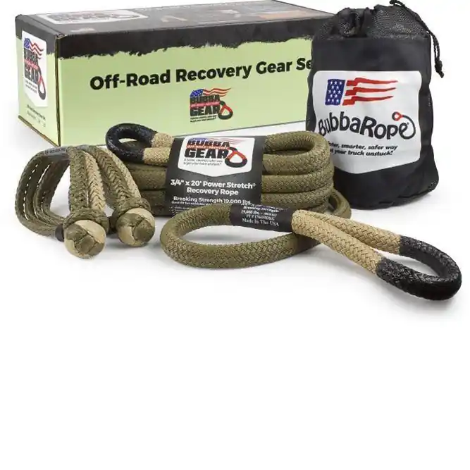 BUBBA GEAR Jeep Recovery Gear Set 3/4in x 20ft Desert Tan 176855BKG Buy Today
