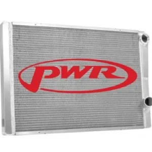 PWR Aluminum Dual Pass Radiator - 28 in W x 19 in H x 1.75 in D 904-28191 No Minimum Order