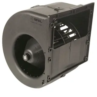 Secure Checkout SPAL Centrifugal Single Wheel Blower Motor - 12V - Black 30003161