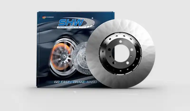 SHW 08-10 Porsche Cayenne Turbo 4.8L Right Front Smooth Lightweight Brake Rotor PFR47518 Fast Shipping