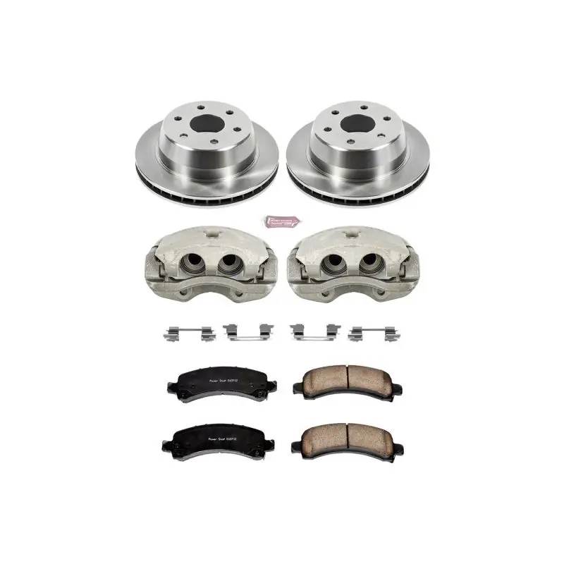 Power Stop 03-06 Cadillac Escalade Rear Autospecialty Brake Kit w/Calipers Flash Sale