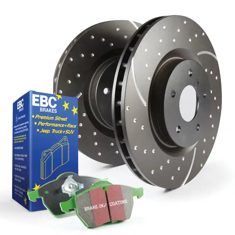 EBC S10 Kits Greenstuff Pads and GD Rotors Worldwide Shipping