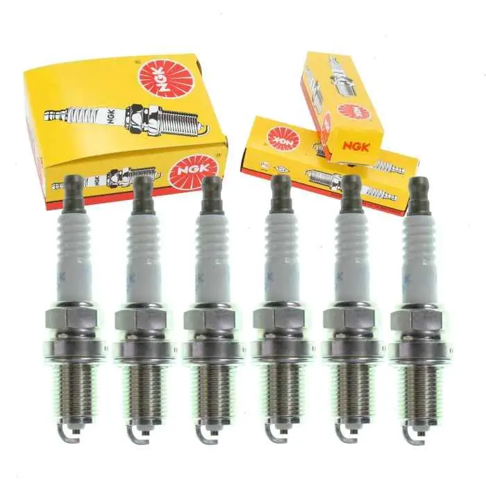 1987-1988 Nissan 200SX 3.0L V6 6 pc NGK Standard Spark Plugs - Ignition Wire Secondary Budget