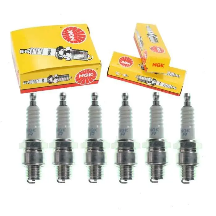 1957-1959 Aston Martin DB 3.0L L6 6 pc NGK Standard Spark Plugs - Ignition Wire Secondary Bargain