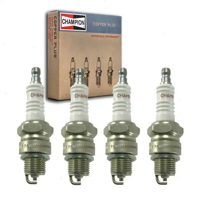 Weekend Sale 1976 Renault R5 1.3L L4 4 pc Champion Copper Plus Spark Plugs - Ignition Wire Secondary