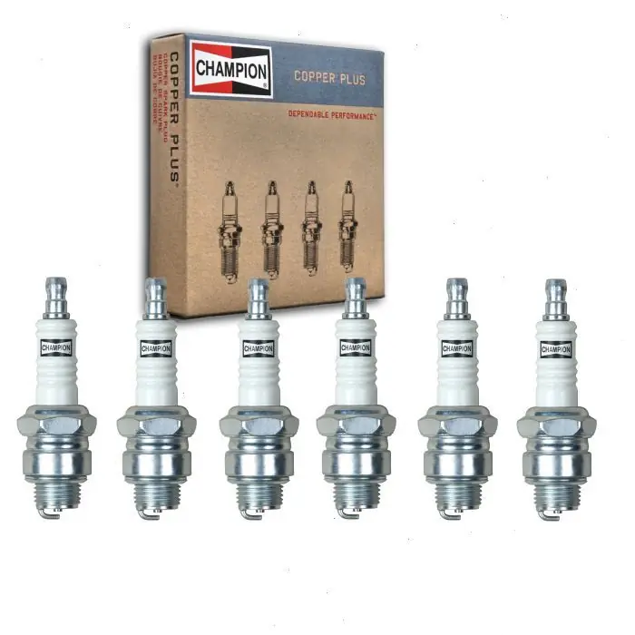 1958 Fargo FL6 Panel Delivery 4.1L L6 6 pc Champion Copper Plus Spark Plugs - Ignition Wire Flash Sale