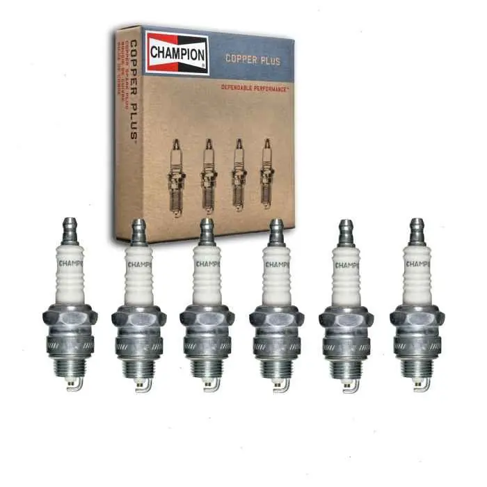 Big Sale 1967-1968 GMC K15 K1500 Suburban 5.0L V6 6 pc Champion Copper Plus Spark Plugs - Ignition Secondary