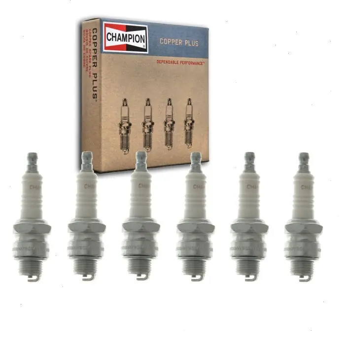 1941 DeSoto S-8 3.7L 4.0L L6 6 pc Champion Copper Plus Spark Plugs - Ignition Wire Secondary Discount