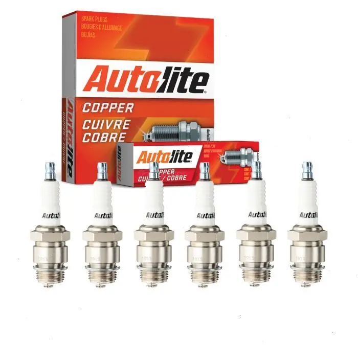 1934-1937 Studebaker Dictator 6 pc Autolite Copper Core Spark Plugs - Ignition Wire Secondary Price Cut