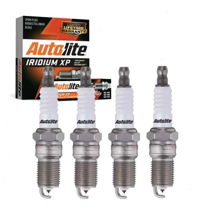 1979-1986 Ford Mustang 4 pc Autolite Iridium XP Spark Plugs - Ignition Wire Secondary Special Offer