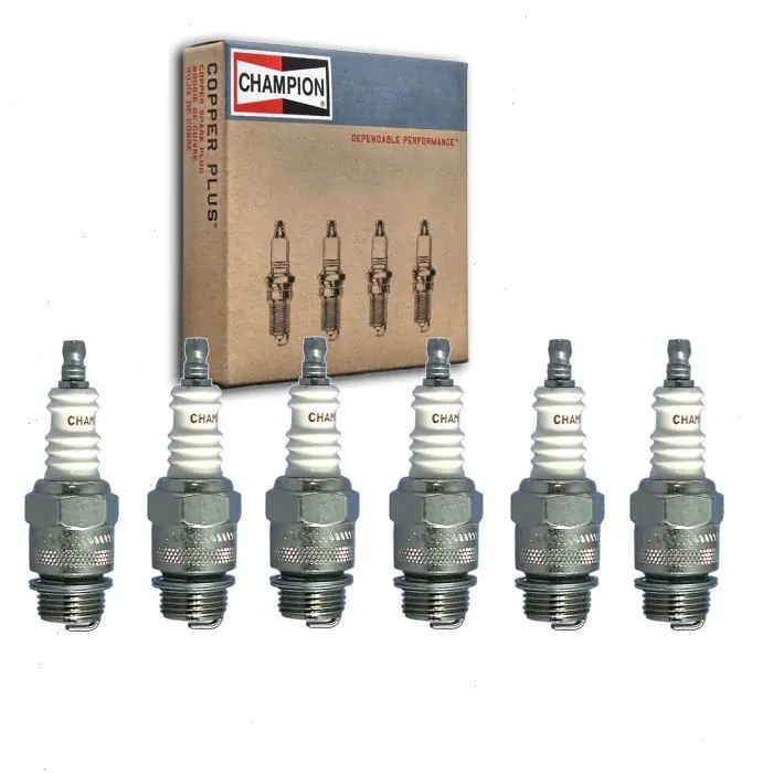 Wholesale 1953-1954 Checker A7 3.7L L6 6 pc Champion Industrial Spark Plugs - Ignition Wire Secondary