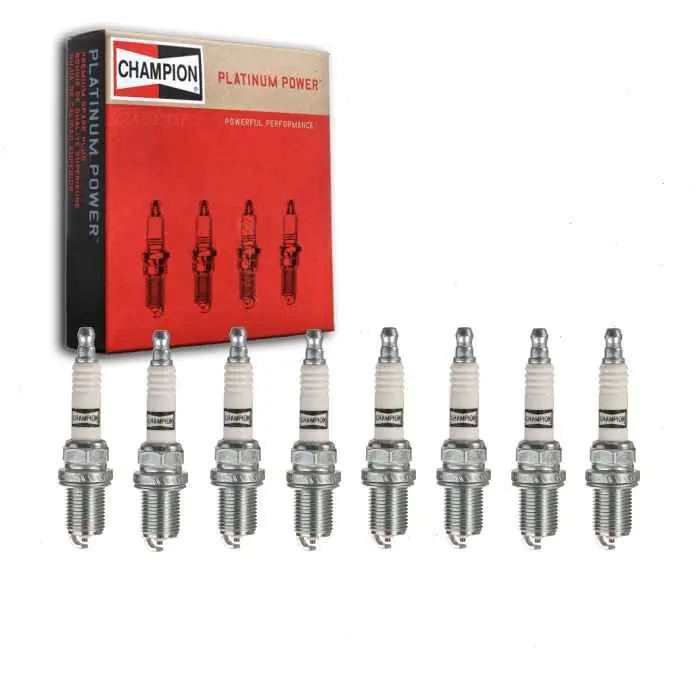Bargain 1994-1999 Mercedes-Benz S500 5.0L V8 8 pc Champion Platinum Spark Plugs - Ignition Secondary