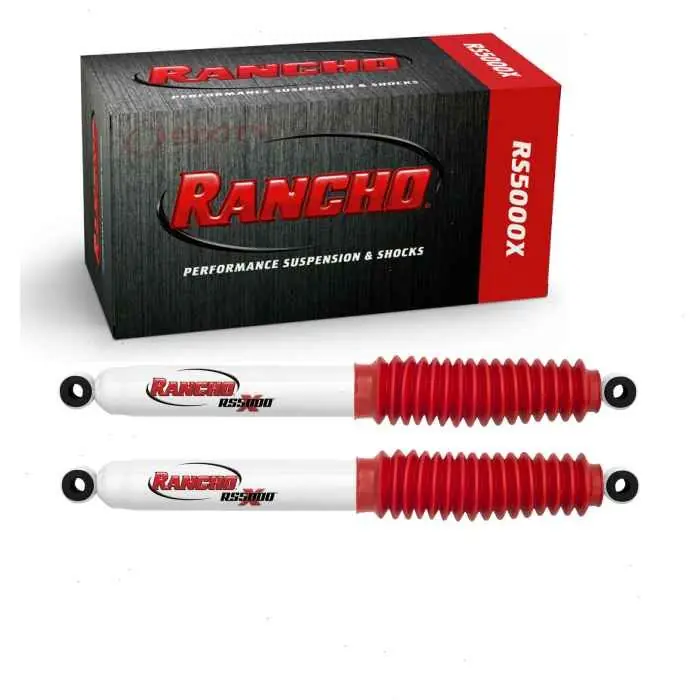 Discount 1995-1997 Nissan Pickup 2 pc Rancho RS5000X Shock Absorbers Rear - Spring Strut Steering -