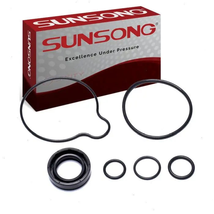 Markdown 2004-2007 Acura TL 3.5L V6 Sunsong Power Steering Pump Seal Kit - Drive Fluid - Gaskets Sealing