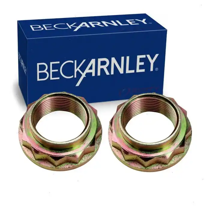 Deal 2012-2015 BMW ActiveHybrid 5 2 pc Beck/Arnley Axle Nuts Rear - Driveline Axles Hardware